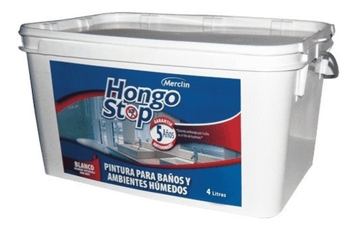 Pintura Hongo Stop - Blanco X 4 Lt Merclin Colornet