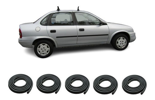 Burletes Corsa Classic 2009 Kit De 5, Puertas + Baul