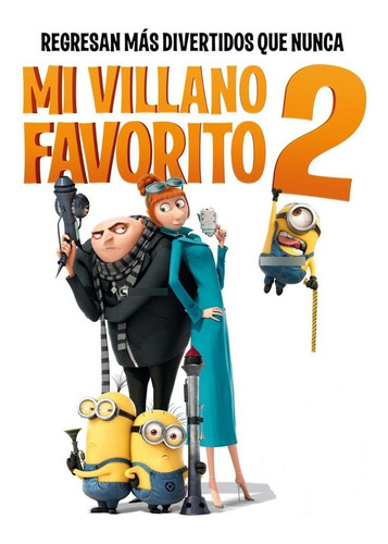 Dvd Mi Villano Favorito 2 (2013) Audio Latino