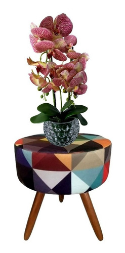 2 Orquídeas Artificiais Vaso Para Decoração De Luxo P/ Sala | Parcelamento  sem juros