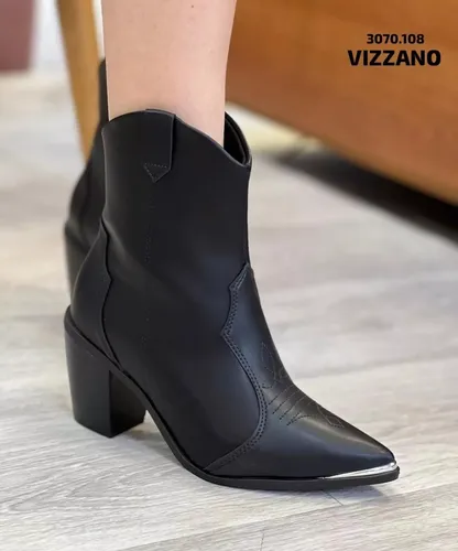 Botas Texanas Vizzano Confort Invierno Dama Taco Alto
