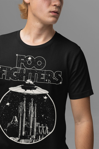 Camiseta Rock Metal Foo Fighters N4