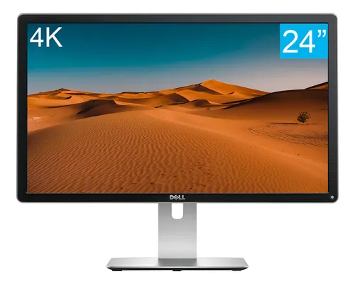 Monitor Dell Ultra HD 4K P2415q de 24 pulgadas, color negro