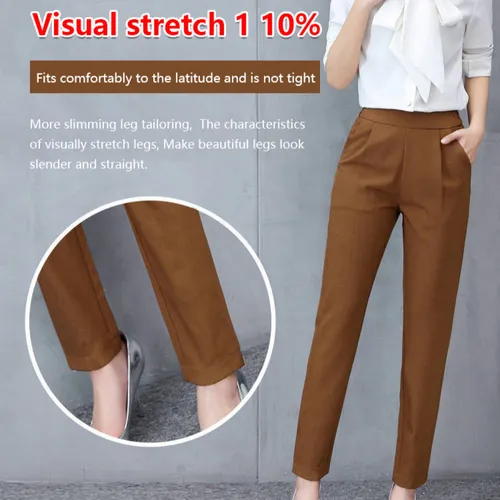 Pantalones Deportivos Casuales Con Abertura En La Pantorrill