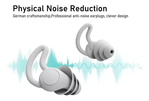 NOLITOY 3 pares de tapones para los oídos con cancelación de ruido,  reducción de ruido, auriculares con cancelación de ruido, tapones para los  oídos