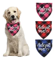Comprar Hacraho Adopt Me Dog Bandana, 3 Pcs Adopt Me Plaid Dog Trian