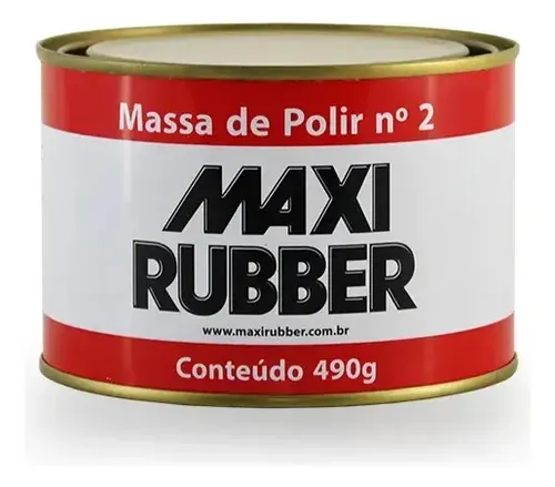 Massa de Polir Nº 2 Polimento Automotivo Maxi Rubber 490g - foto 1