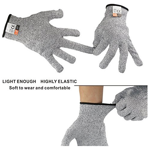 Cut Resistant Gloves Utility Breathable Work Gloves Tou...