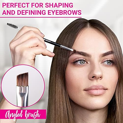 Dúo De Brochas Para Cejas De Keshima: Brocha Para Cejas En Á