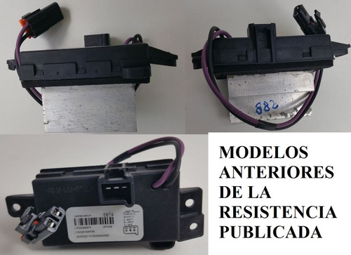 Imagen 4 de 6 de Resistencia Soplador A/acondicionado Trailblazer Silverado