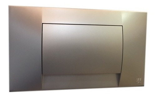 Combo Deposito Ideal Chato + Tapa Universal Gris Metalizada
