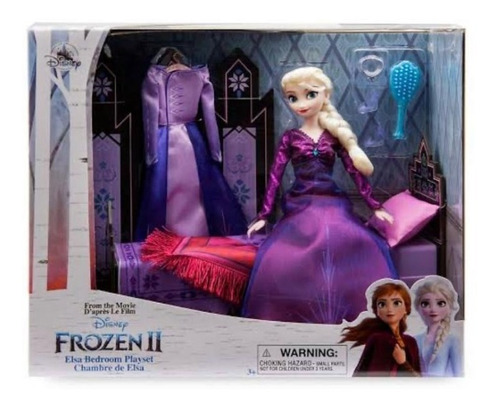 Elsa Con Cama/dormitorio Frozen 2 Original Disney Store