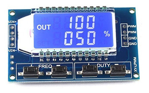 Generador De Señales Frecuencia De Pulso Ciclo Pwm Con Lcd