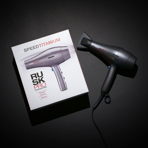 Secador De Pelo Rusk Pro Speed Titanium Ionic 6 Speed Heat S
