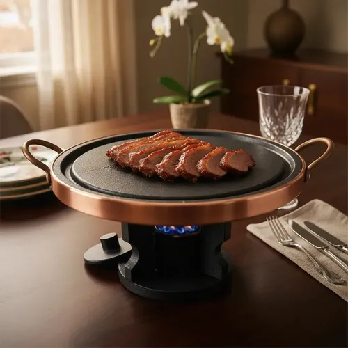 Fondue Carne Porção Pedra Chapa Grelha Rechaud