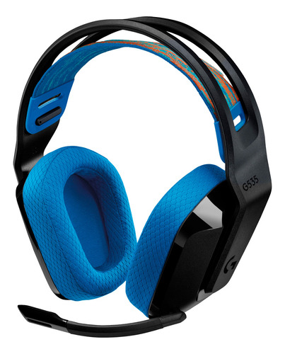 Auricular Logitech G Series G535 Pc Mac Ps4 Ps5 Negro Y Azul