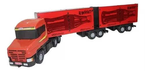 Scania + Bitrem em miniatura  Com certeza essa será a miniatura