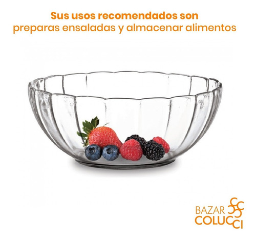 Ensaladera Primavera Flint Grande, Rigolleau - Bazar Colucci