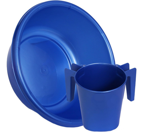 Ybm Home Taza De Lavado Cuadrada Y Lavabo Redondo Netilat...