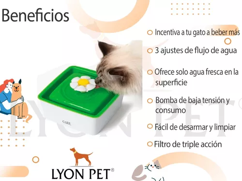 Catit Flower Fountain - fuente 3 en 1 para gatos 