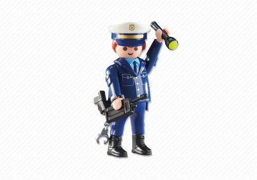 Playmobil Police Boss / Jefe De Policía 6502