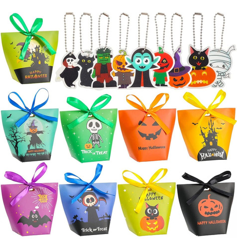 Bolsas De Dulces De Halloween Bolsas De Golosinas 36pcs...