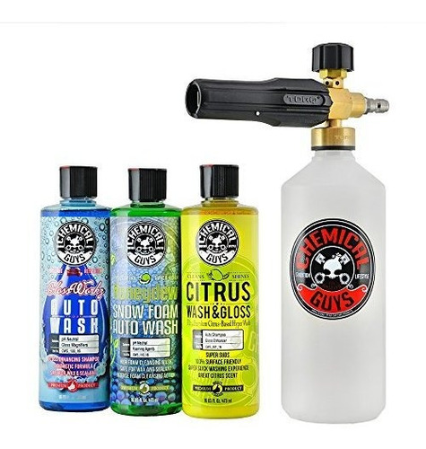 Destapacaño Chemical Guys Torq Foam Cannon Snow Foamer & 3 P