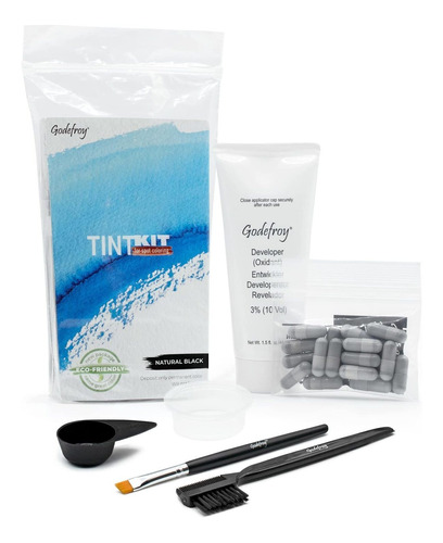 Color Kit Tinte, Negro Natural, Godefroy