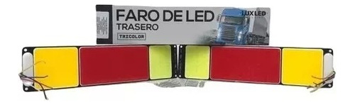 Juego De Faro Traseros Led Camion Tricolor 28 X 7cm 12v