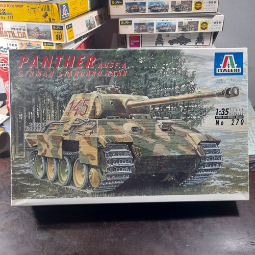 Imagem 1 de 8 de Plastimodelo Tank Panther Da Alemanha Ww2 1:35 Italeri 270