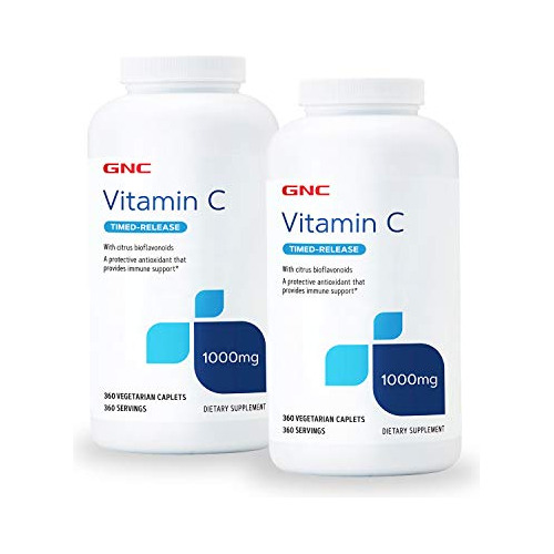 Gnc Vitamina C 500mg, 250 Cápsulas, Proporciona Nl71j