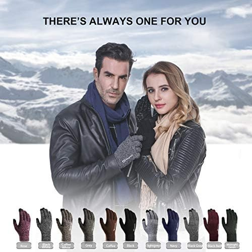 Trendoux Guantes De Invierno, Guantes De Punto Para Pantalla