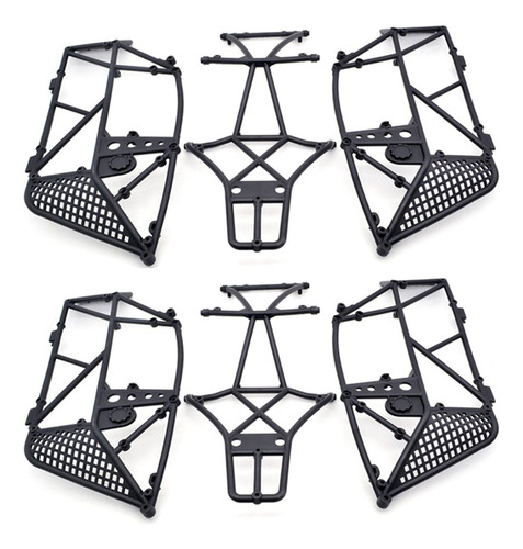 2x Rc Car Body Shell Roll Cage Set 7532 For Zd -10 Dbx10 1/