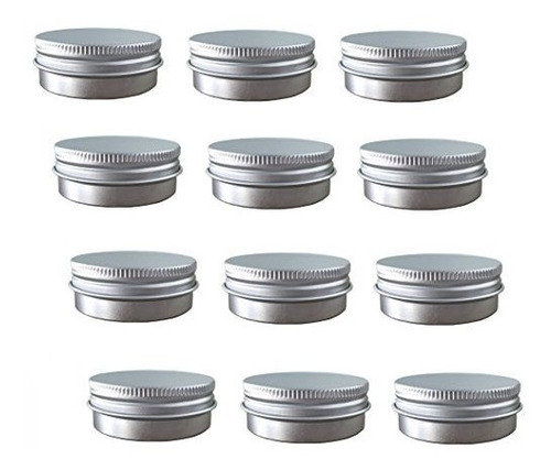 Contenedor Rellenable - Aluminum Tin Jars, Cosmetic Sample M