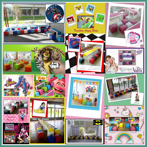 Imagen 5 de 10 de Alquiler De Plaza Blanda Inflables Mini Living Tejo Metegol
