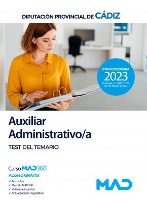 Libro Auxiliar Administrativo/a Diputacion Provincial De ...