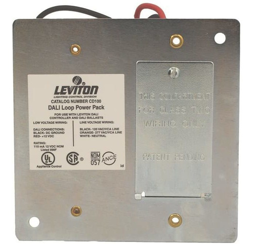 Leviton Cd100-d0 dali Loop Power Pack, Para Su Uso Con Dali