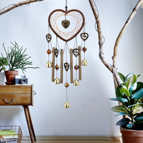 Campanas De Viento En De Corazón Dream Catcher Wind Chimes I