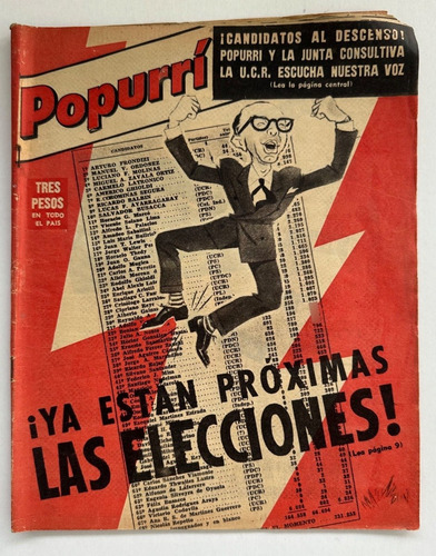 Revista Popurrí  N° 17 Luis Medrano Julio 1956