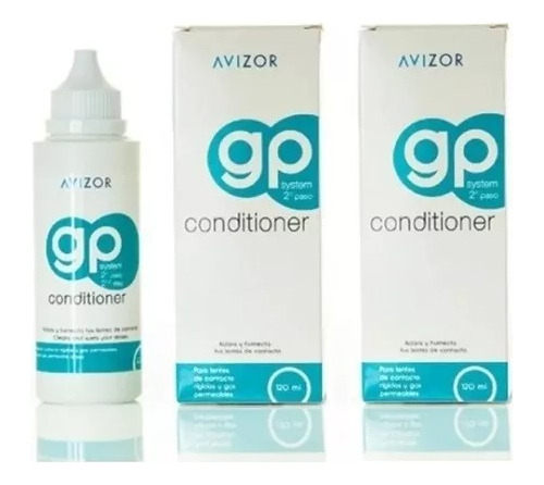 2 Soluciones Gp2 Conditioner Avizor Para Lente De Contacto