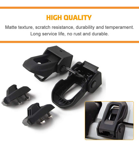 Kit De Cierre De Capó Para Jeep Wrangler Jk Jl 2007-2018 De