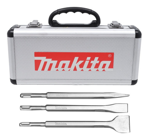 Kit Ponteira Talhadeira Sds-plus 3 Pcs Para Martelete Makita