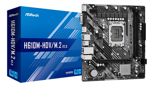 Board Asrock Intel H610m Hdv/m.2 R2.0 - Lga1700 Micro Atx