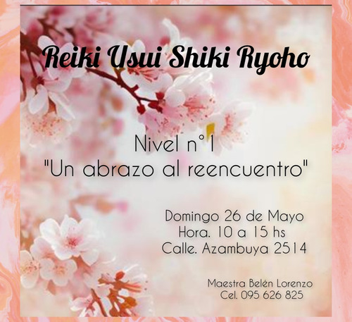 Taller De Reiki Usui Nivel 1 