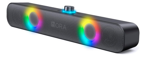 1 Hora Barra De Sonido Soundbar Tv Altavoces Bluetooth Negro