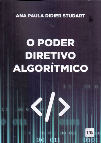 O Poder Diretivo Algoritmico - 01ed/23, De Studart, Ana Paula Didier. Editora Ltr Editora Em Português