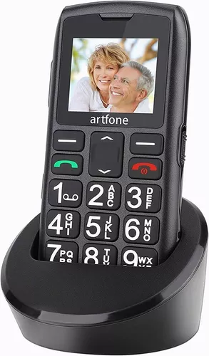▷ Chollo Teléfono móvil para mayores Artfone C1 Senior con teclas grandes y  botón SOS por sólo 26,39€ (40% de descuento)