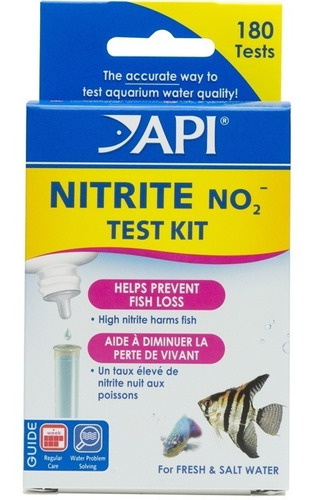 Test Nitrito No2  Api Con Reactivo Acuario Rinde 180 Veces