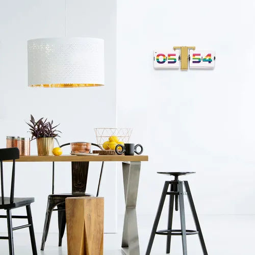 Cloudnola Reloj Abatible De Pared Y Mesa, Numeros Arcoiris Y