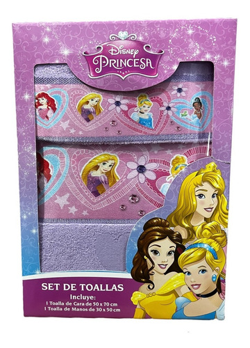 Set De Toallas Para Manos Y Rostro Infantil Disney Piñata
